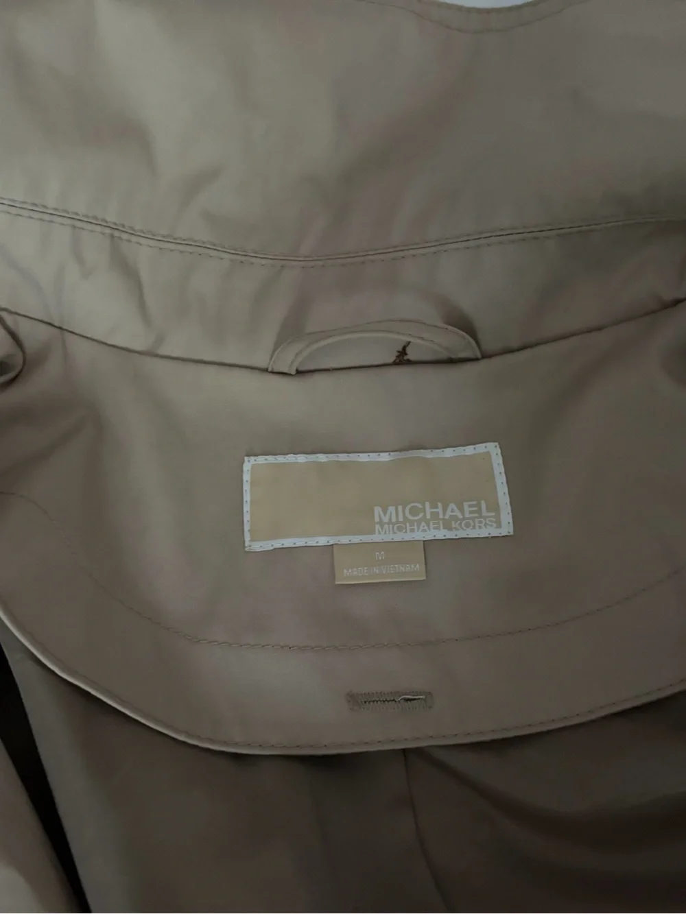 Michael Kors Beige Trench Coat with Belt
